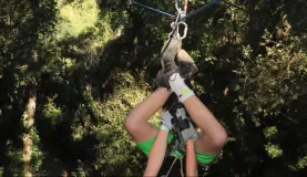 Extreme Zipline in the jungle outside Puerto Vallarta