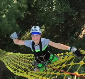 Ropes course in jungle of Puerto Vallarta