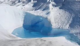 Glacier water