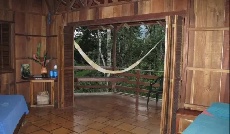 A room with a view at Selva Bananito Lodge!