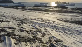 A beautiful Antarctic sunset