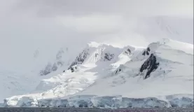 Stunning mountain landscapes in Antarctica