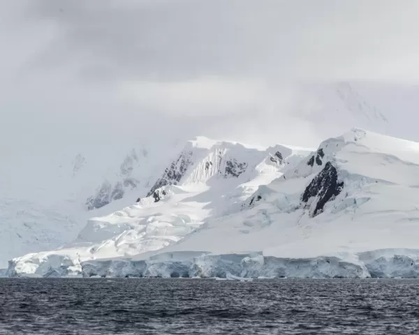 Stunning mountain landscapes in Antarctica