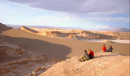 Looking out over the Atacama Desert
