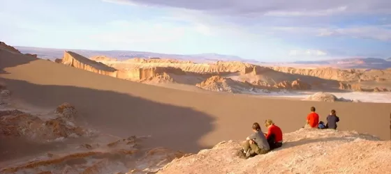Looking out over the Atacama Desert