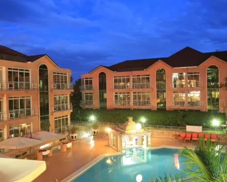 Relax by the pool at Lemigo Hotel in Kigali