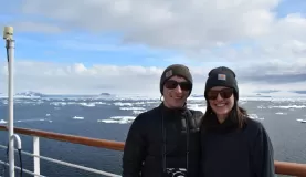 Aboard L'Austral cruising through the Weddell Sea.