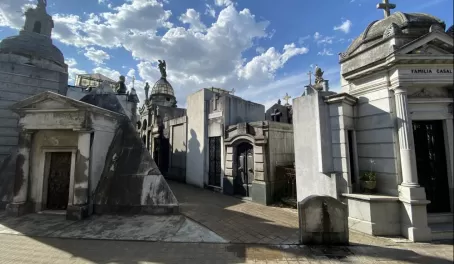 The Recoleta Cemetery in Buenos Aires.