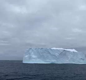 A tabular iceberg while crossing the Drake.