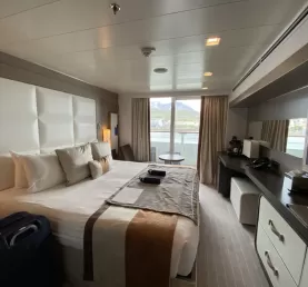 Our stateroom aboard L'Austral.