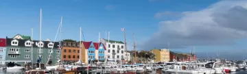 Boats in the harbor of Torshavn