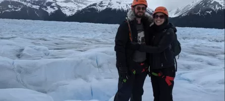 We walked on a glacier!