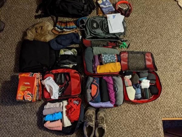 All packed for Antarctica!