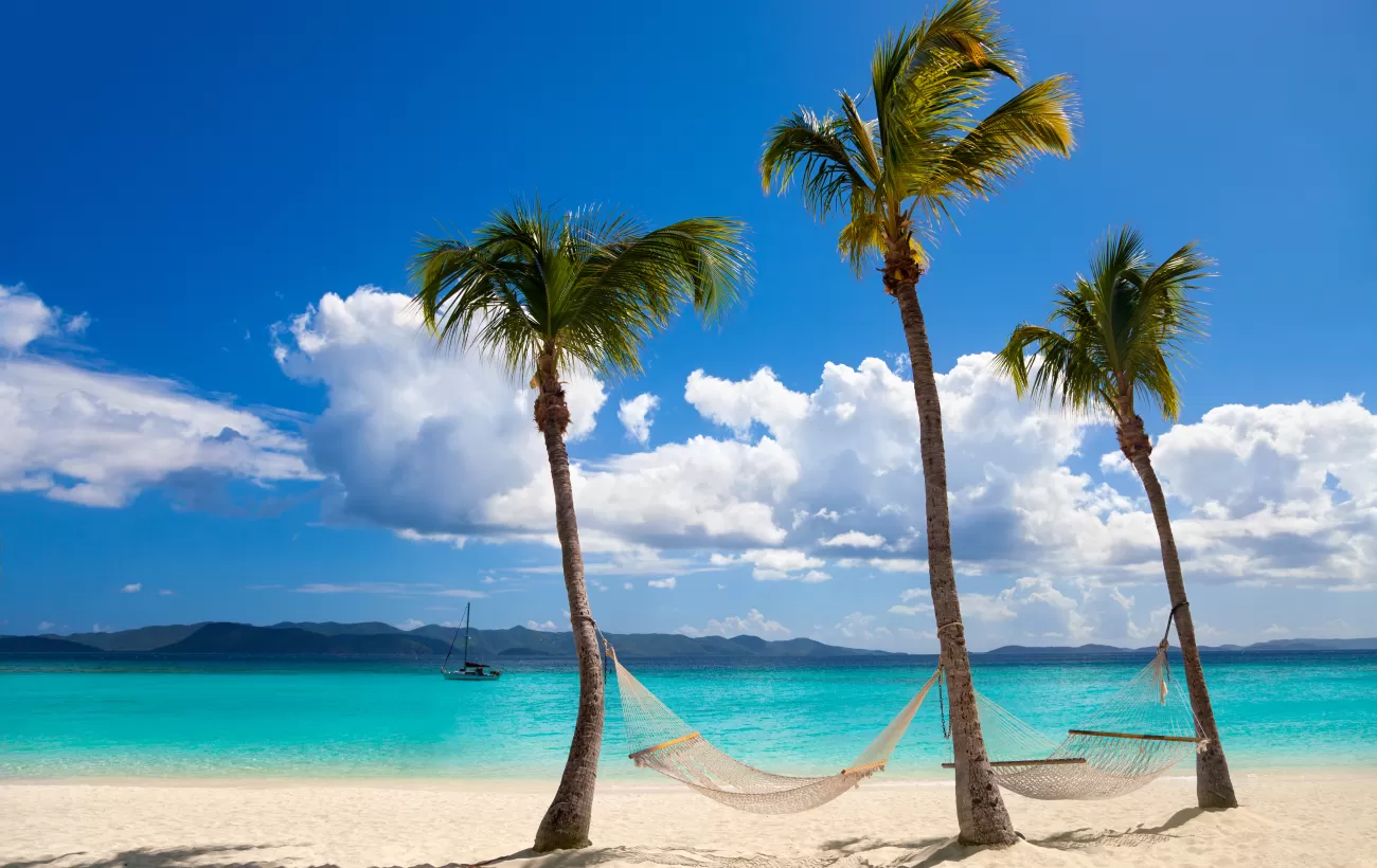 Relax on the beaches of the Caribbean