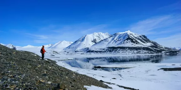 Hiking in Spitsbergen