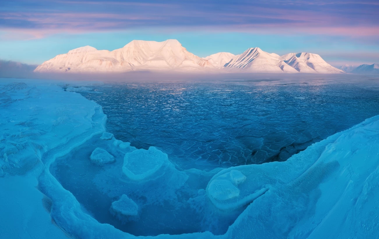 Incredible ice in Svalbard