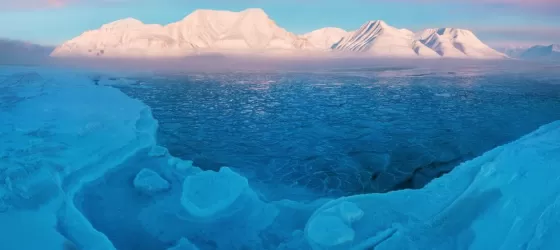 Incredible ice in Svalbard