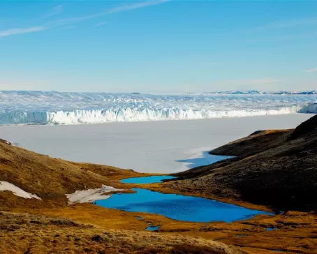 The edge of Greenland's ice cap
