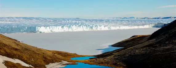 The edge of Greenland's ice cap