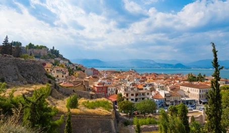 A stunning view of Nafplion, Greece