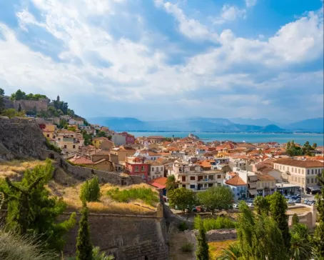 A stunning view of Nafplion, Greece