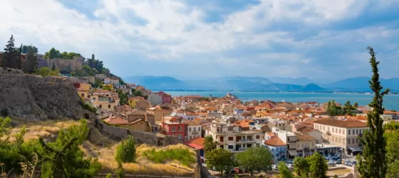 A stunning view of Nafplion, Greece