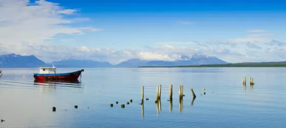 Beautiful view near Puerto Natales, Chile