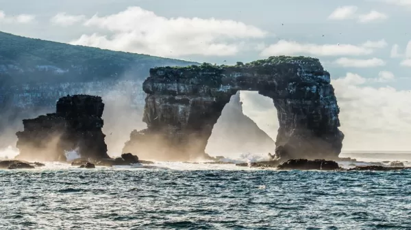 Darwin's arch in the Galapagos