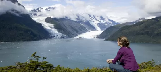 Admire beautiful Alaskan landscapes