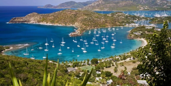 Caribbean landscapes and harbors