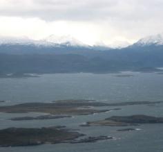 first view of Patagonia as we approached Ushuaia