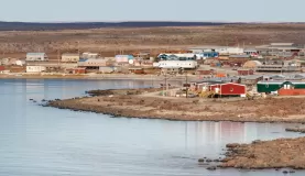 Visit a village in the Canadian Arctic