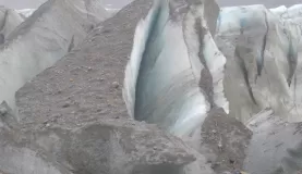 A massive glacier