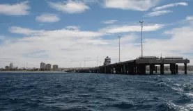 The pier at Puerto Madryn
