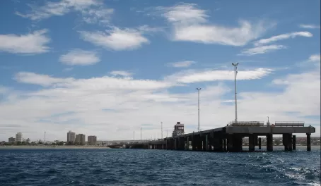 The pier at Puerto Madryn