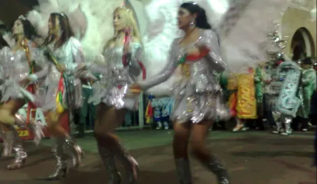 Dancers during Oruro Carnaval
