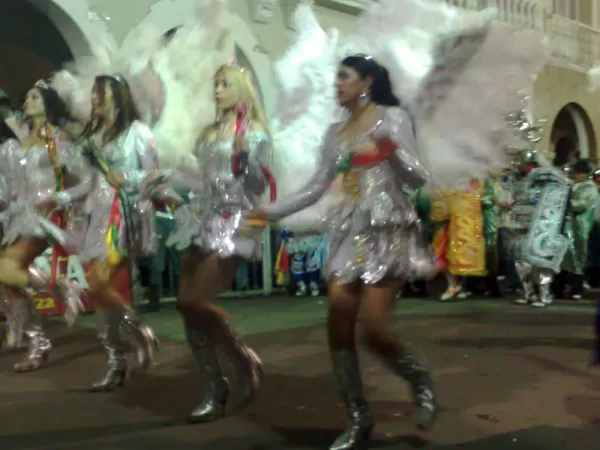 Dancers during Oruro Carnaval