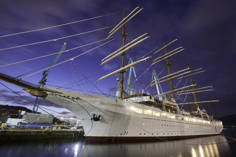 Sea Cloud Spirit Windjammer sailing cruises to the Western