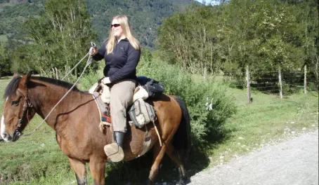 Out on horseback