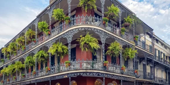 Wander through the historic French Quarter