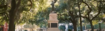 Relax in the sunny squares of historic Savannah