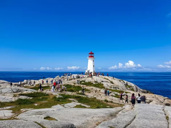 Visit the rugged coastline of Nova Scotia