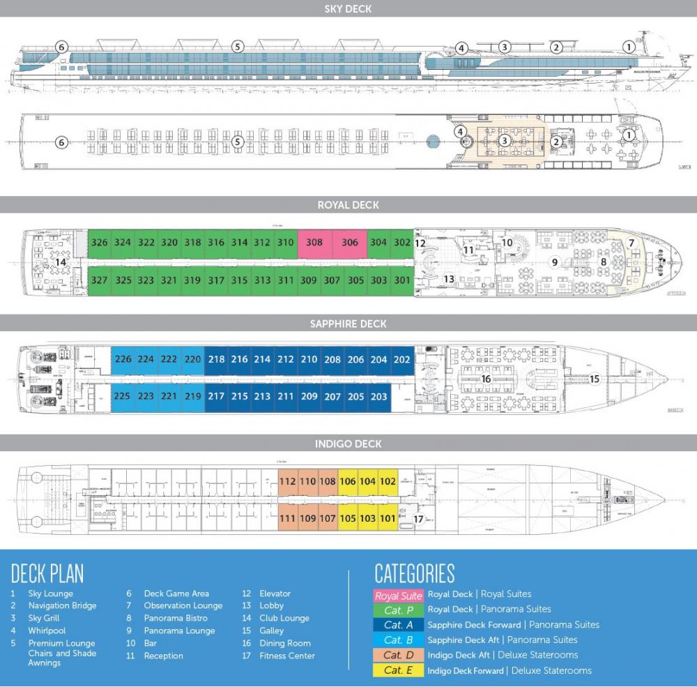 Avalon Tranquility II - 128 - Passenger European river cruise ship