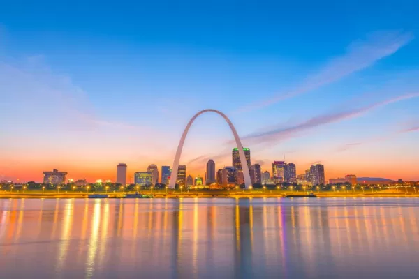 View the iconic arch when you visit St. Louis, gateway to the west