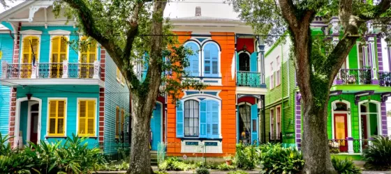 Enjoy the colorful architecture of New Orleans