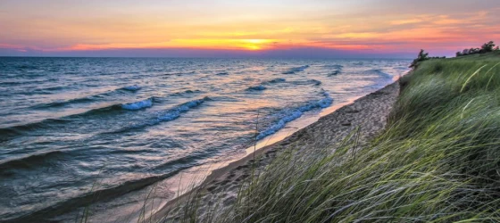 Relax on the shores of the Great Lakes