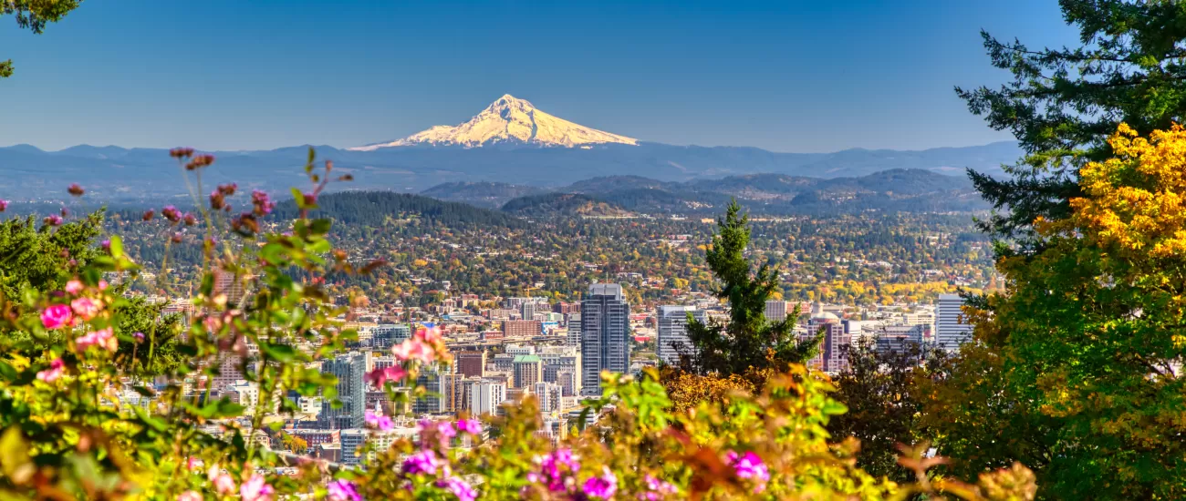 Enjoy stunning views of Portland