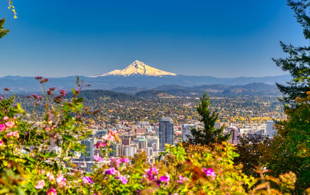 Enjoy stunning views of Portland