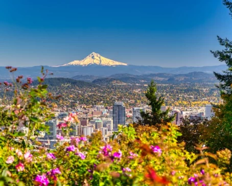 Enjoy stunning views of Portland
