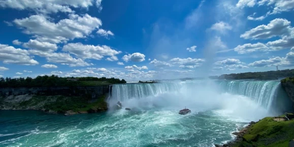 See the mighty Niagara Falls
